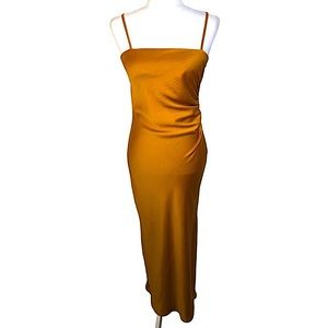 House of Harlow 1960 Orange Midi Dress